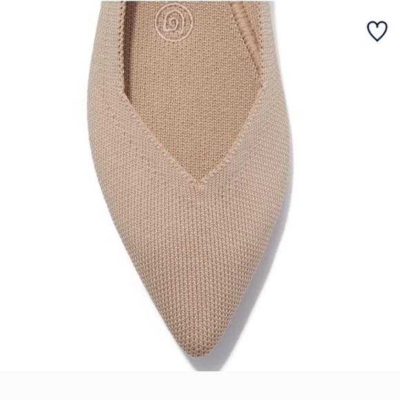 Rothy's The Point Flats In Ecru Beige Size 7.5 - Picture 6 of 16
